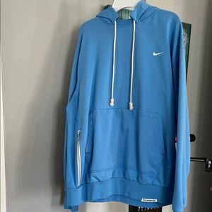 Nike Light Blue Hoodie with White Swoosh